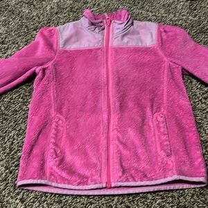Fleece zip up jacket 7/8 medium